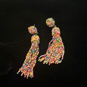 Colorful Long Swinging Earrings